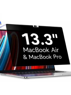 Blufury® - 13.3 Inch Magnetic Privacy Screen Filter for MacBook | 2-in-1 Anti-Spy & Blue Light Reduction | Removable