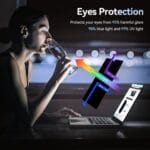 Blufury® - 15.6 Inch Laptop Magnetic Privacy Screen Filter 2in1 | Anti Glare Blue Light with Privacy Anti Spy Filter | Removable 16:9