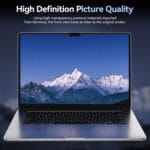 Blufury® - 15.3 inch Macbook Privacy Screen Filter | Anti-Spy Double-Sided HD Glass | Protects Confidential Data from Side Viewing
