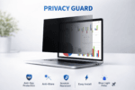 Blufury® - 15.6 Inch Laptop Privacy Screen Filter, Anti-Spy Double-Sided HD Glass | Protects Confidential Data from Side Viewing |16:9