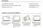 Blufury® - 15.6 Inch Laptop Magnetic Privacy Screen Filter 2in1 | Anti Glare Blue Light with Privacy Anti Spy Filter | Removable 16:9