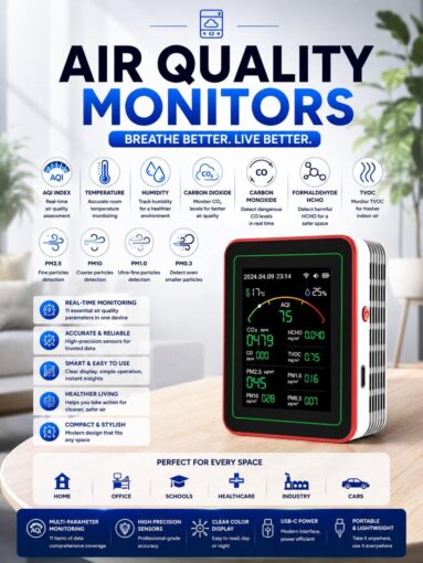 Blufury Air Quality Meters