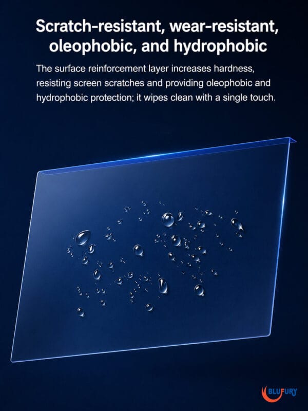 Blufury 24 Inch Blue-Lock Anti-Glare Acrylic SGS Certified Monitor Screen Filter