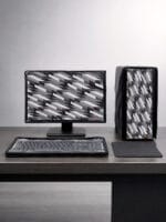 Blufury 18.5 Inch Computer Dust Cover Set for Monitor, CPU & Keyboard