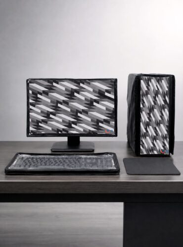 Blufury Computer Dust Cover Set With Monitor Cpu Keyboard
