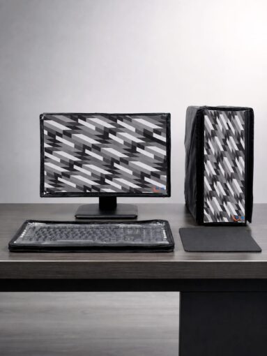 Blufury Computer Dust Cover Set With Monitor Cpu Keyboard